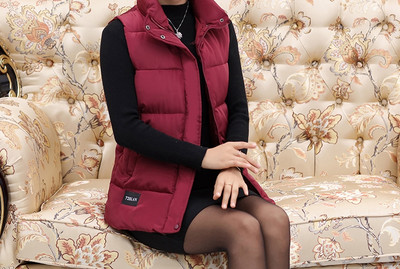 Mitmes värvitoonis lukuga ja taskutega naiste vabaajavest