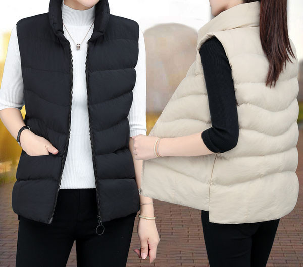 Kõrge kraega vabaaja naistevest - kaks mudelit