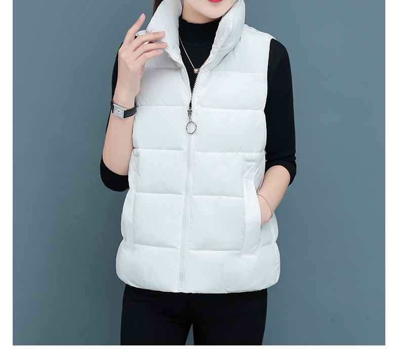 Uus kõrge kraega igapäevane naiste vesti mudel