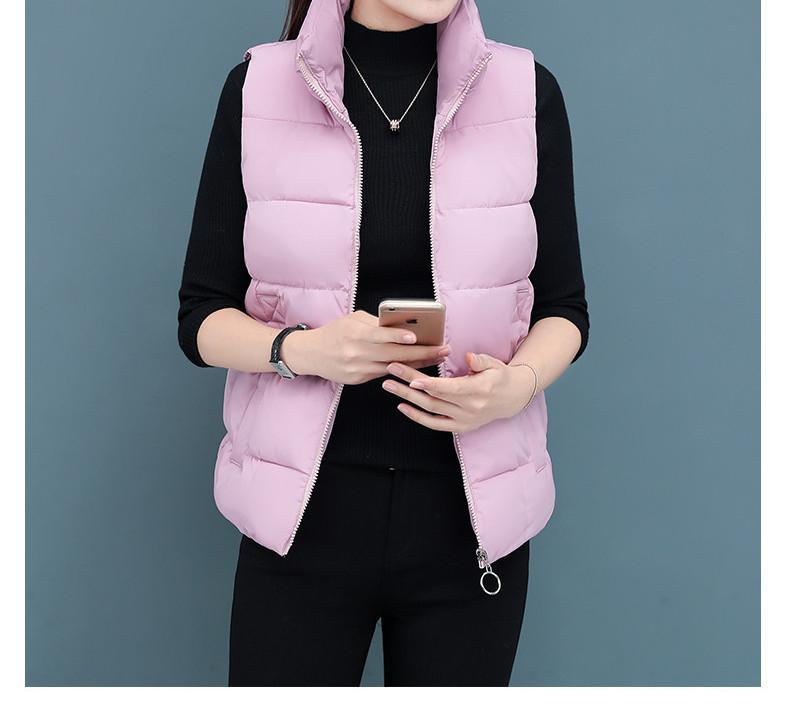 Uus kõrge kraega igapäevane naiste vesti mudel