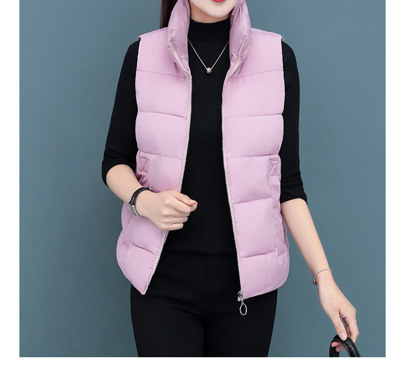 Uus kõrge kraega igapäevane naiste vesti mudel