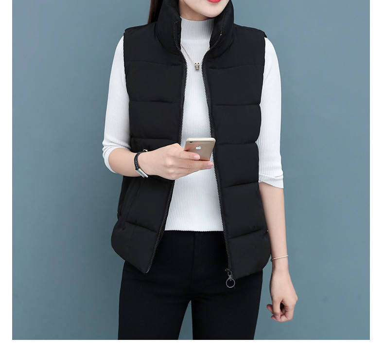 Uus kõrge kraega igapäevane naiste vesti mudel