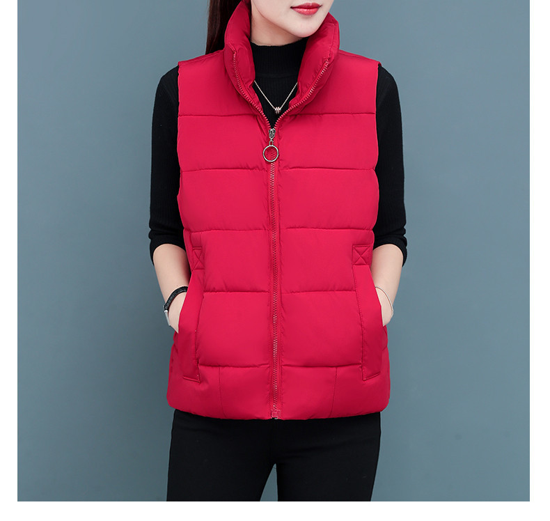 Uus kõrge kraega igapäevane naiste vesti mudel