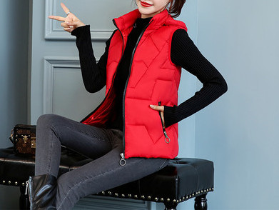 Γυναικείο γιλέκο με κουκούλα