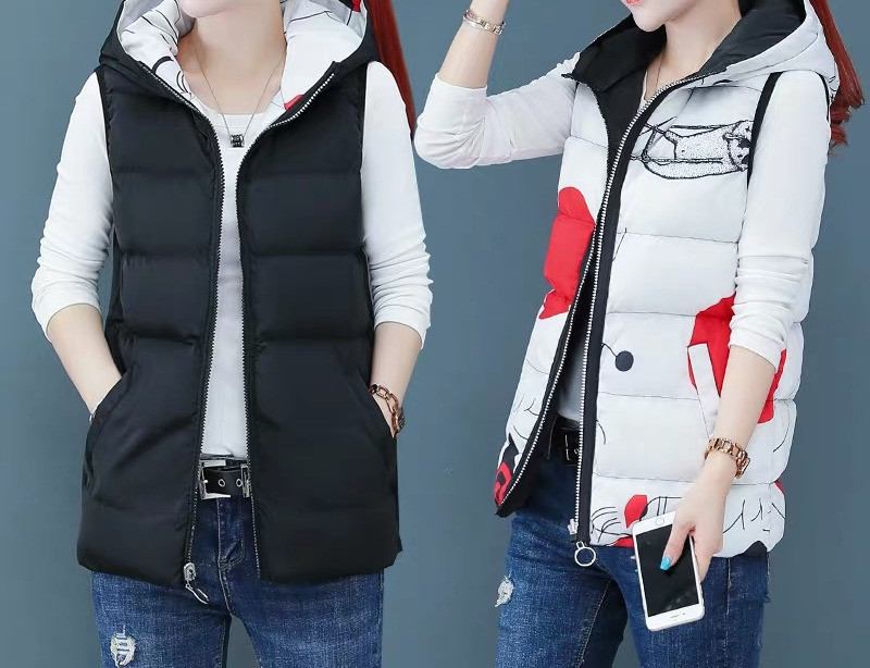 Naiste vesti sirge mudel lukuga - kaks mudelit