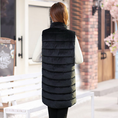 Vabaaja naiste vesti sirge mudel kõrge krae ja nööpidega