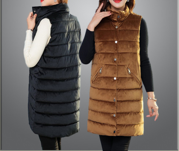 Vabaaja naiste vesti sirge mudel kõrge krae ja nööpidega