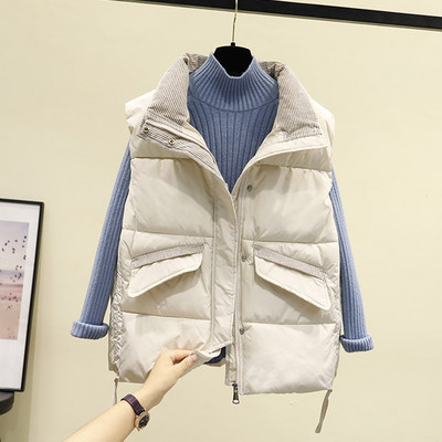 Moteriška kasdienė žieminė liemenė