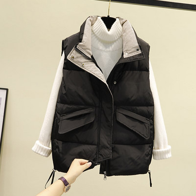 Moteriška kasdienė žieminė liemenė