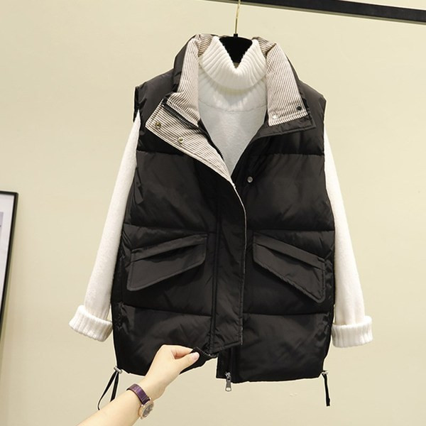 Moteriška kasdienė žieminė liemenė