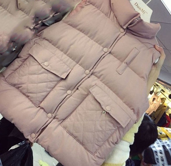 Vabaaja naiste vesti lai taskutega mudel