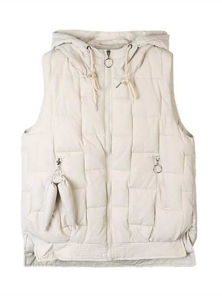 Vesta de iarna dama cu gluga si fermoar