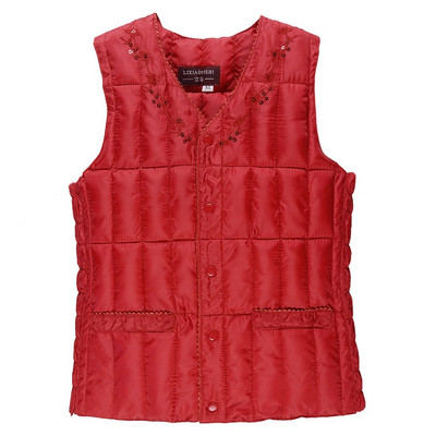 Moteriška laisvalaikio liemenė su špicine iškirpte ir įvairių spalvų kišenėmis