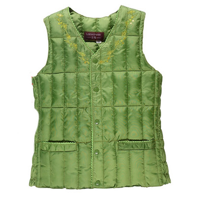 Moteriška laisvalaikio liemenė su špicine iškirpte ir įvairių spalvų kišenėmis