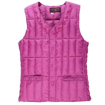 Moteriška laisvalaikio liemenė su špicine iškirpte ir įvairių spalvų kišenėmis