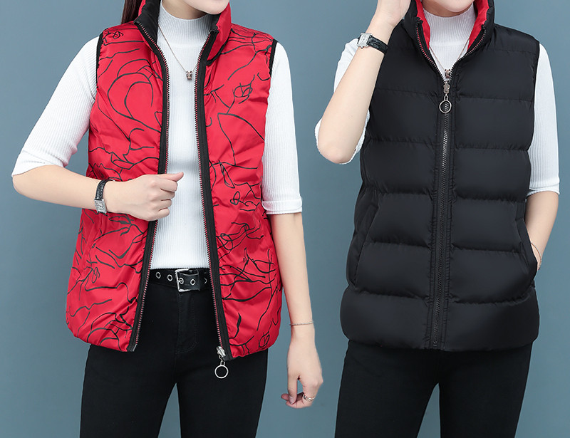 Moteriška dvieilė liemenė su užtrauktuku moterims