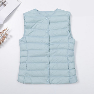 Γυναικείο ελαφρύ γιλέκο νέο μοντέλο με οβάλ λαιμόκοψη
