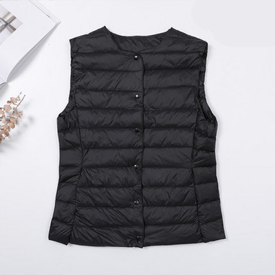 Γυναικείο ελαφρύ γιλέκο νέο μοντέλο με οβάλ λαιμόκοψη