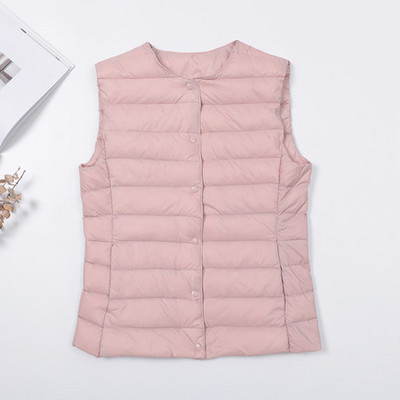 Γυναικείο ελαφρύ γιλέκο νέο μοντέλο με οβάλ λαιμόκοψη