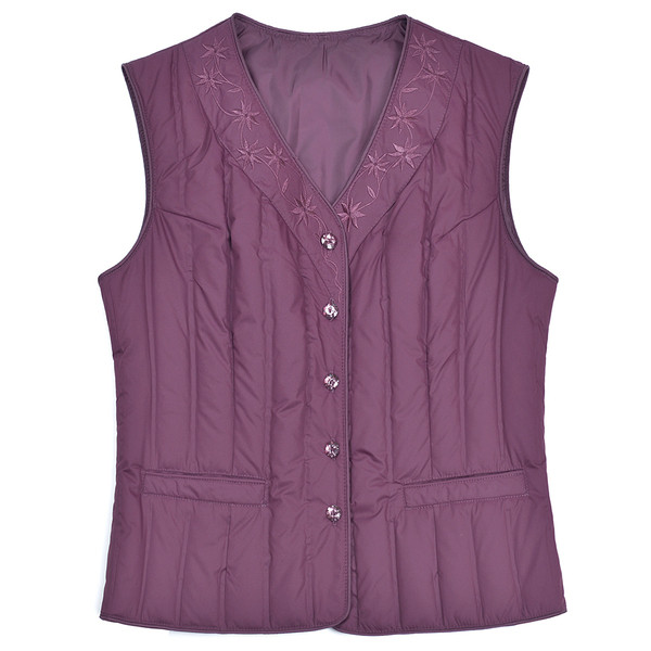 Tikandiga lühike liibuv vest naistele