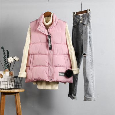 Sügisene naiste vesti lai kõrge kraega mudel