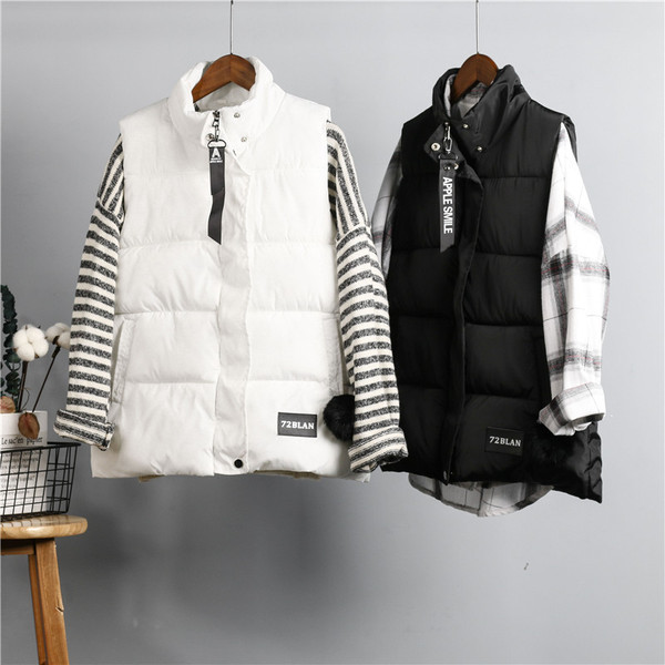 Sügisene naiste vesti lai kõrge kraega mudel