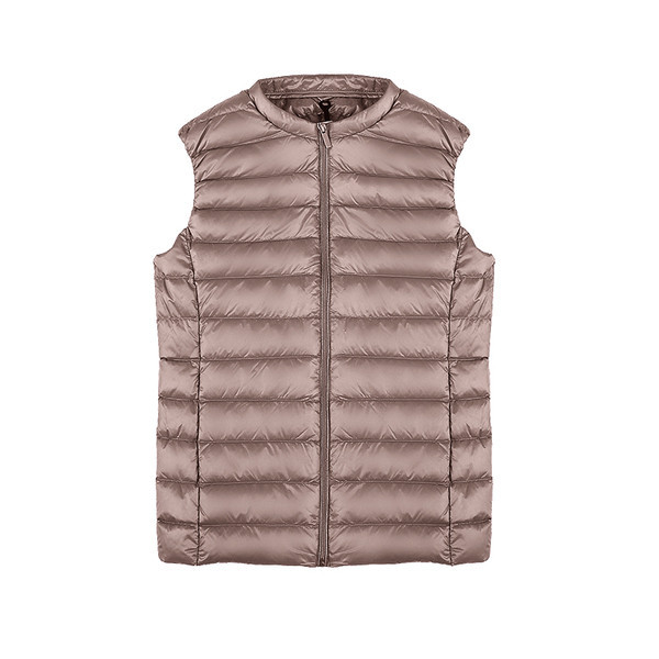 Moodne naiste vest luku ja ovaalse kaelusega