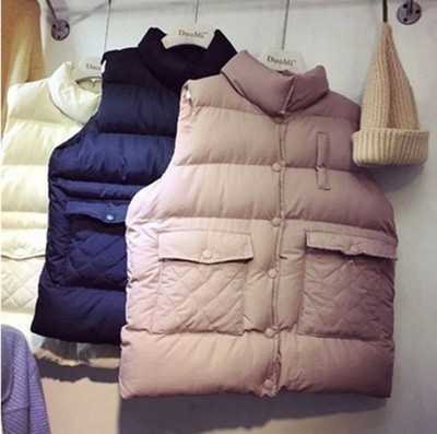 Dviejų modelių laisvalaikio moteriška liemenė aukšta apykakle