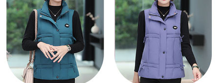 Naujo modelio moteriška liemenė aukšta apykakle ir kaklaraiščiais