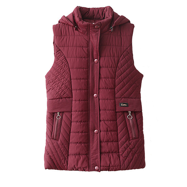 Uus mudel naiste vabaaja vesti kapuutsi ja nööpidega