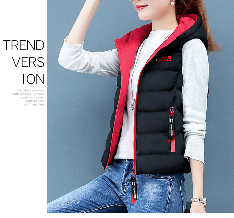 Naiste vabaaja vest kapuutsi ja taskuga