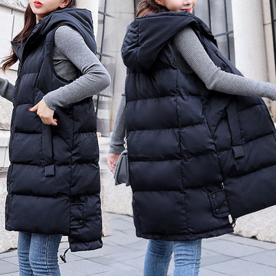 Naiste pikk kapuutsiga vest ja lipsud