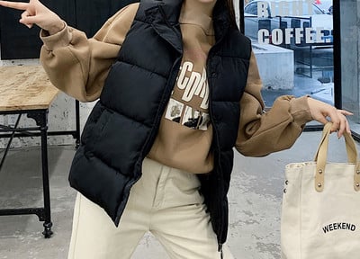 Standartinio ilgio moteriška liemenė aukšta apykakle