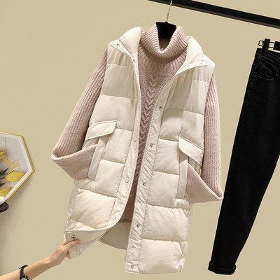 Naiste pikk kapuutsiga talvevest