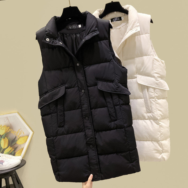 Naiste pikk kapuutsiga talvevest