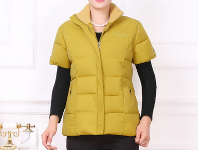 Naujas moteriškos vilnos liemenės modelis su aukšta polo apykakle