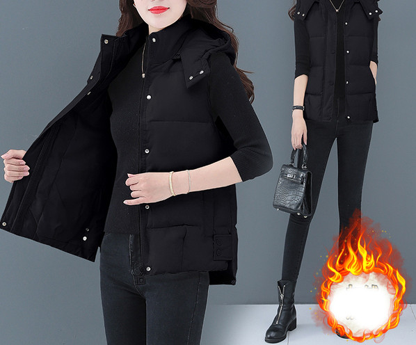 Naiste igapäevane kapuutsiga sügisvest