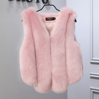 Ženska puhasta vesta s V izrezom i veličinama do 2XL