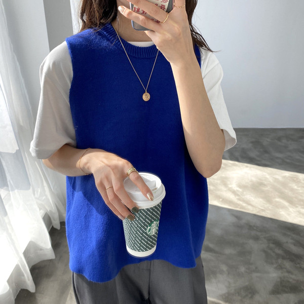 Sügisene naiste vest lõhikuga seljal