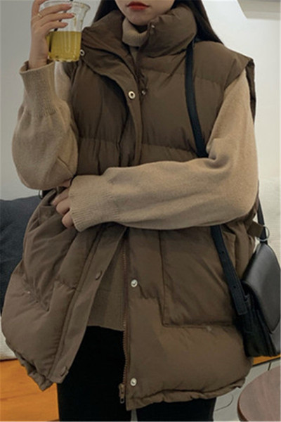 Vabaaja naiste vesti lai nööpidega mudel