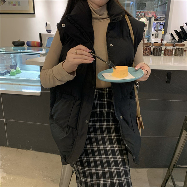 Vabaaja naiste vesti lai nööpidega mudel