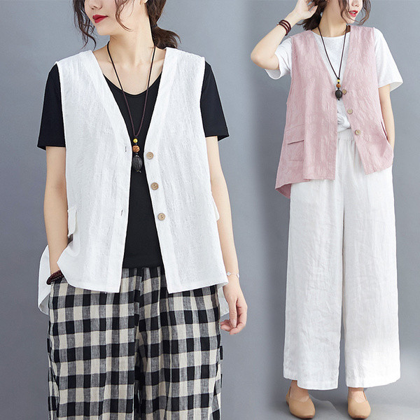 Novi model ženskog prsluka sa špic izrezom