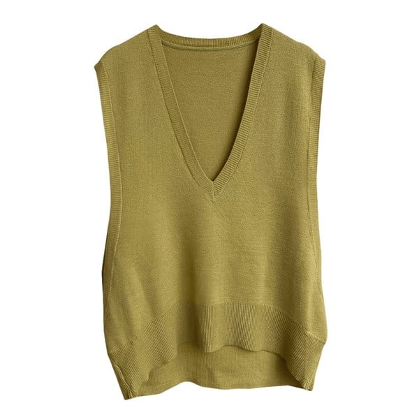 Γιλέκο φαρδύ με ντεκολτέ spitz