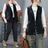 Moodne naiste kapuutsiga teksavest - sobib sügiseks