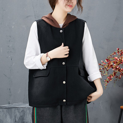 Moodne naiste kapuutsiga teksavest - sobib sügiseks