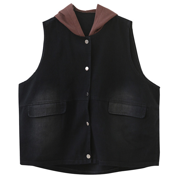 Moodne naiste kapuutsiga teksavest - sobib sügiseks