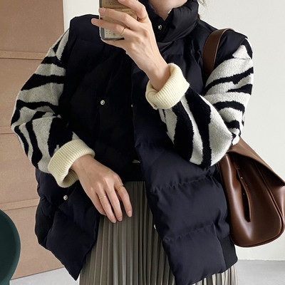 Naiste talvine lai nööpidega vest