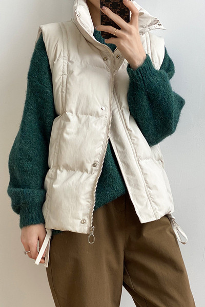 Igapäevane naiste vest koos kokkutõmmatud osadega