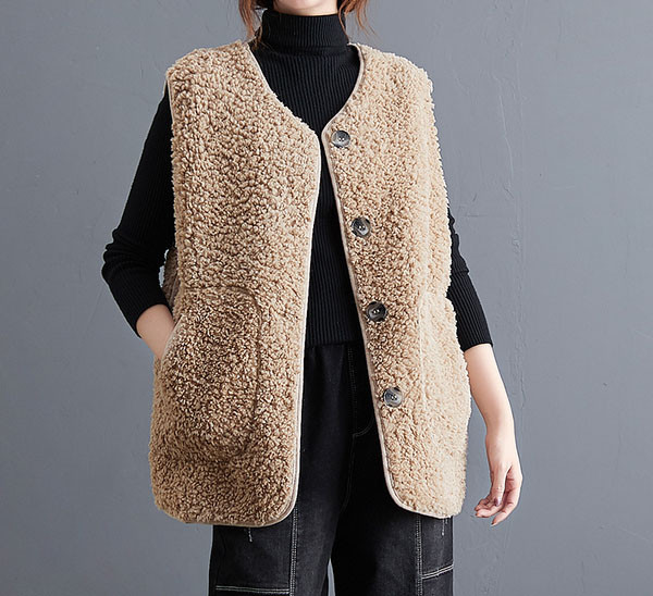 Naiste V-kaelusega sulevest vabaaja vest