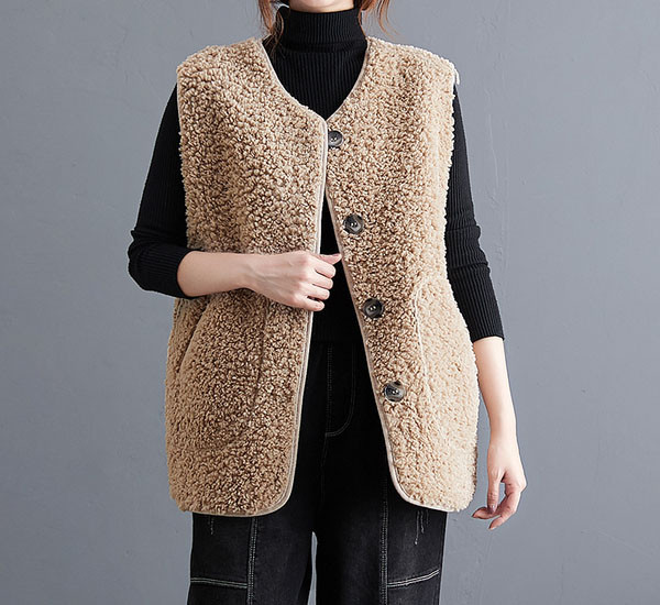 Naiste V-kaelusega sulevest vabaaja vest